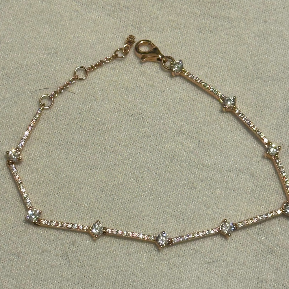 PANDORA BRACELET WITH SWAROVSKI CRYSTALS